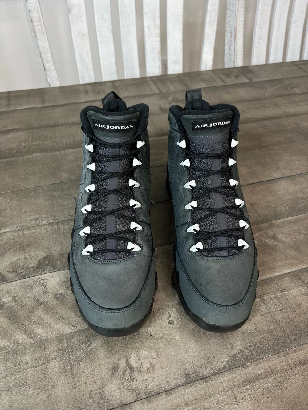 Nike Air Jordan 9 Retro Anthracite Mens Size 10.5 Gray Suede